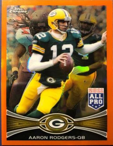 Aaron Rodgers [Orange Refractor] #50