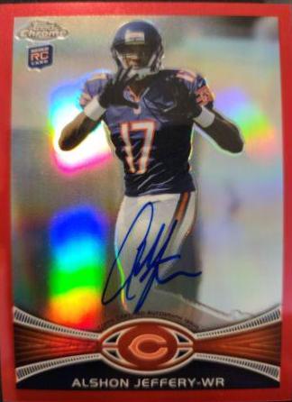 Alshon Jeffery [Catching Autograph Red Refractor] #62