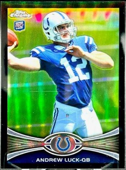 Andrew Luck [Passing Black Refractor] #1