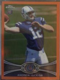 Andrew Luck [Passing Orange Refractor] #1