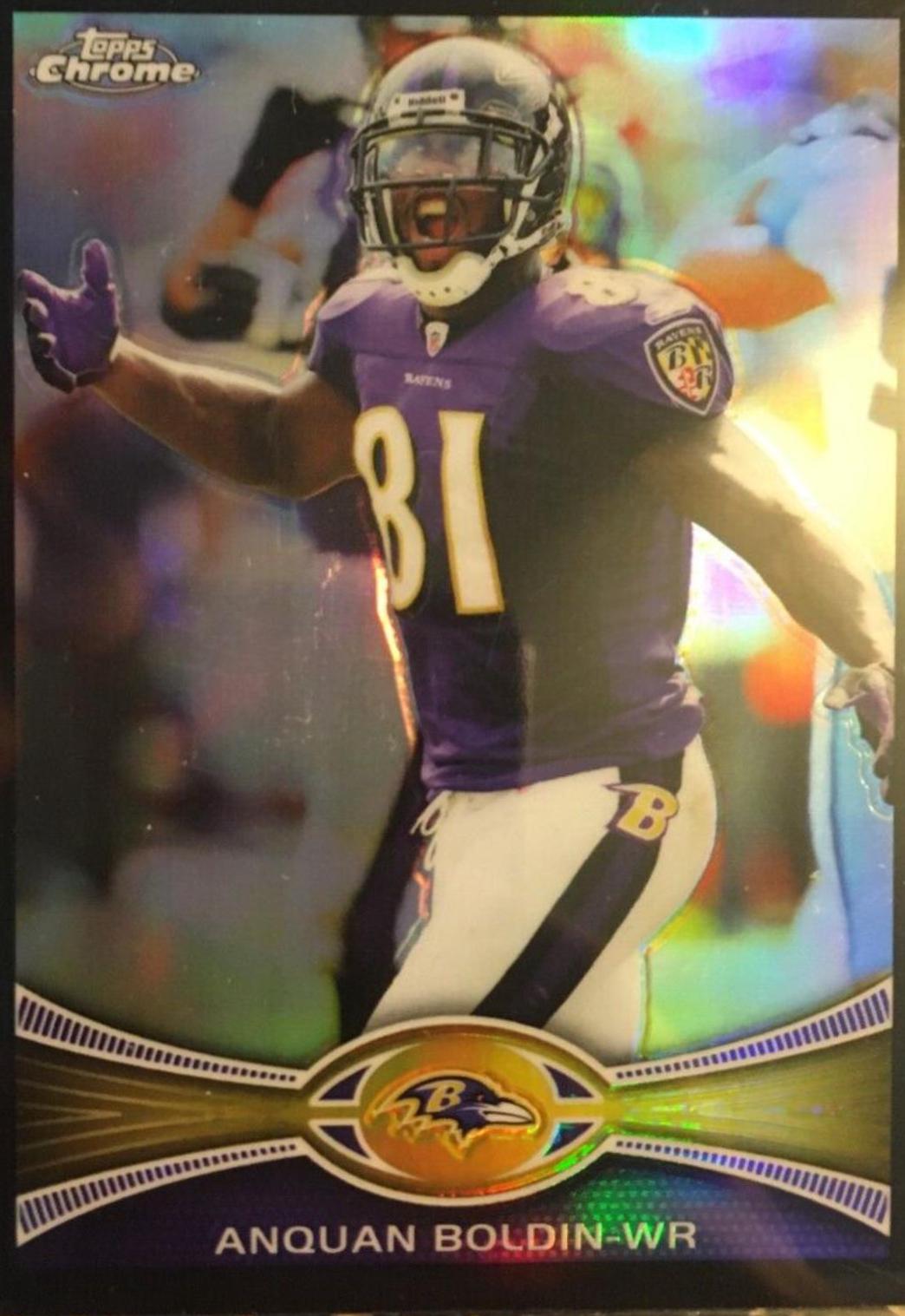 Anquan Boldin [Black Refractor] #83