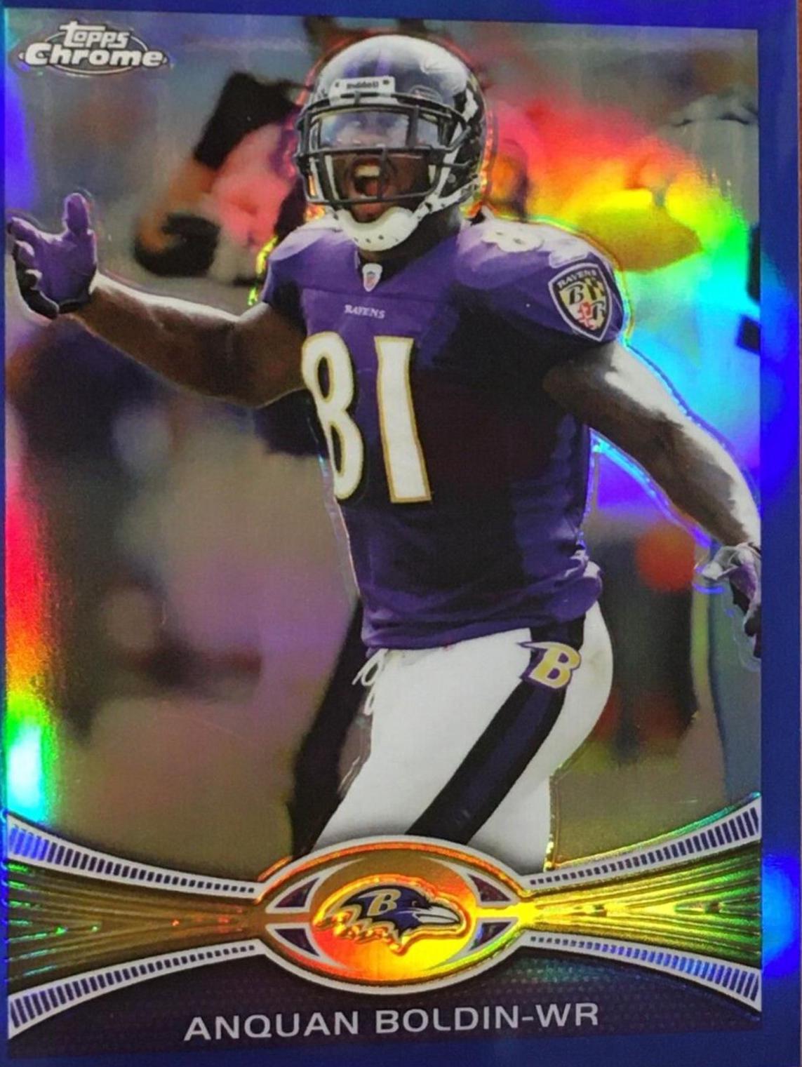 Anquan Boldin [Blue Refractor] #83