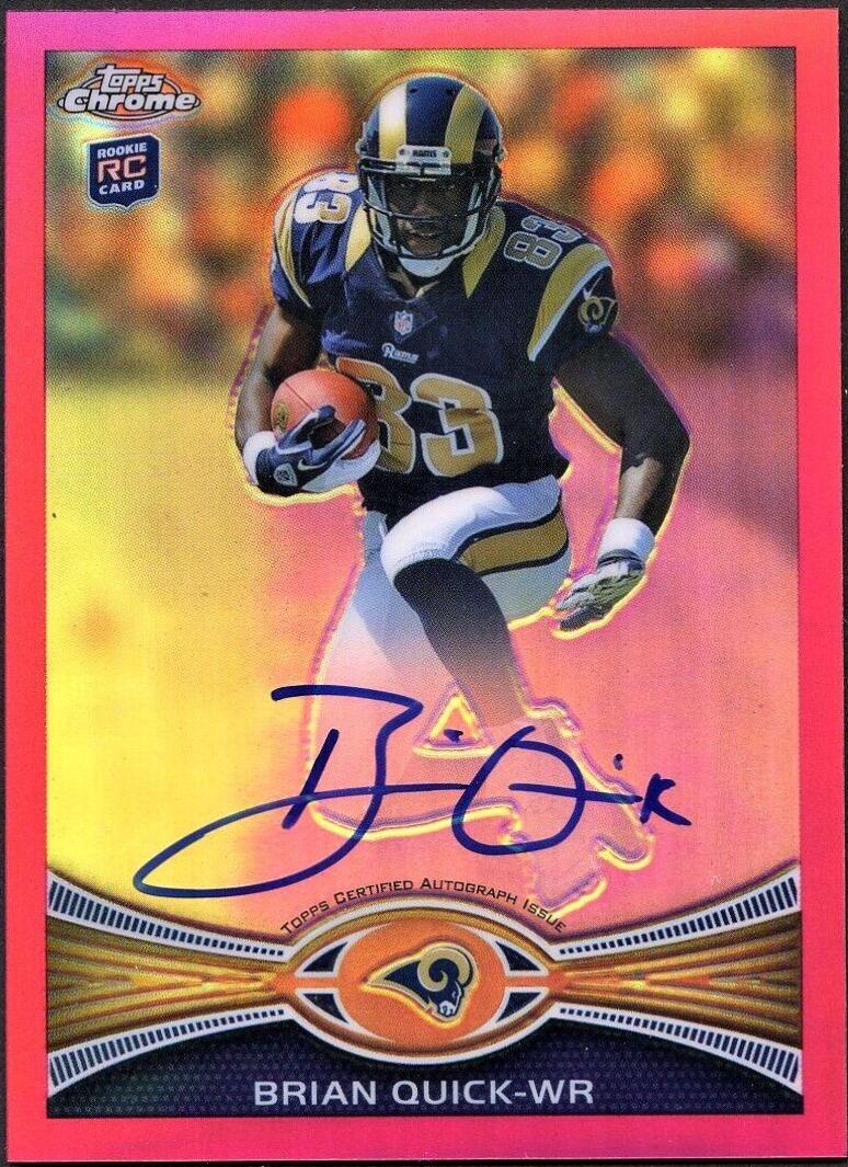 Brian Quick [Jumping Autograph Pink Refractor] #99