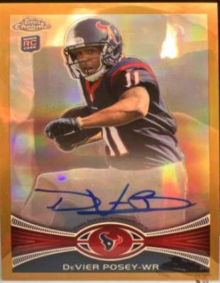 DeVier Posey [Autograph Gold Refractor] #114
