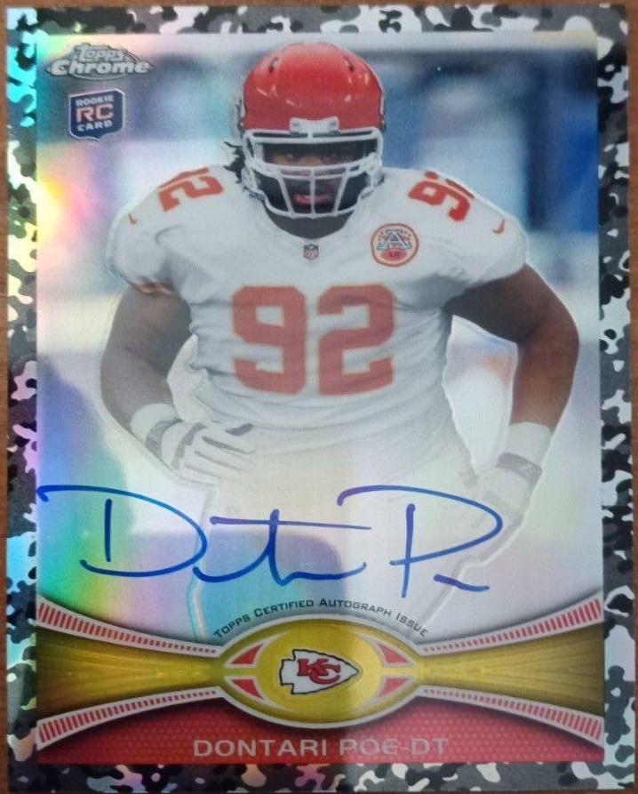 Dontari Poe [Autograph Camouflage Refractor] #94