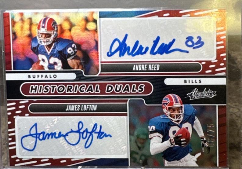 Andre Reed / James Lofton [Red] #HD-BUF