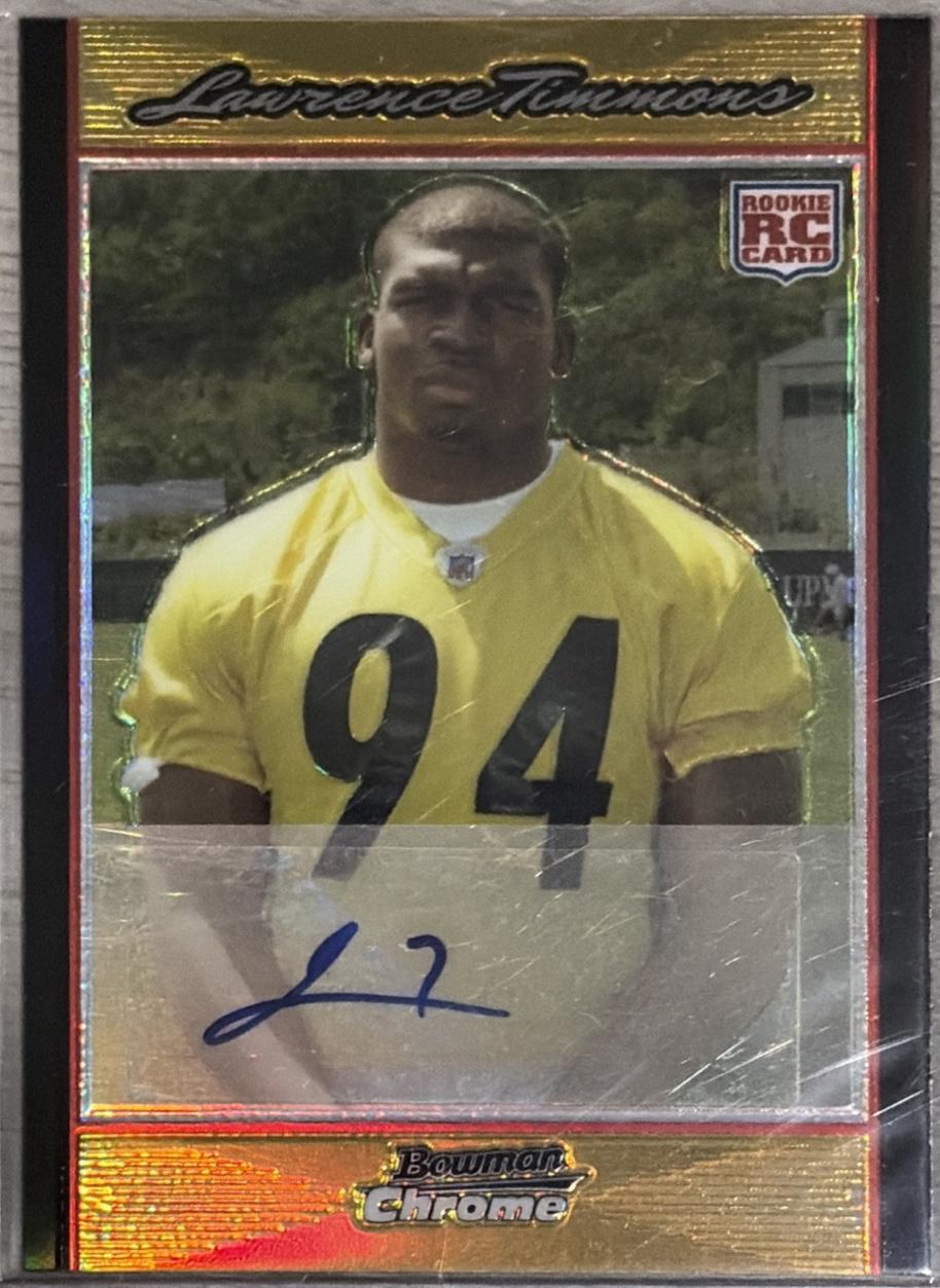 Lawrence Timmons [Autograph Gold Refractor] #BC110