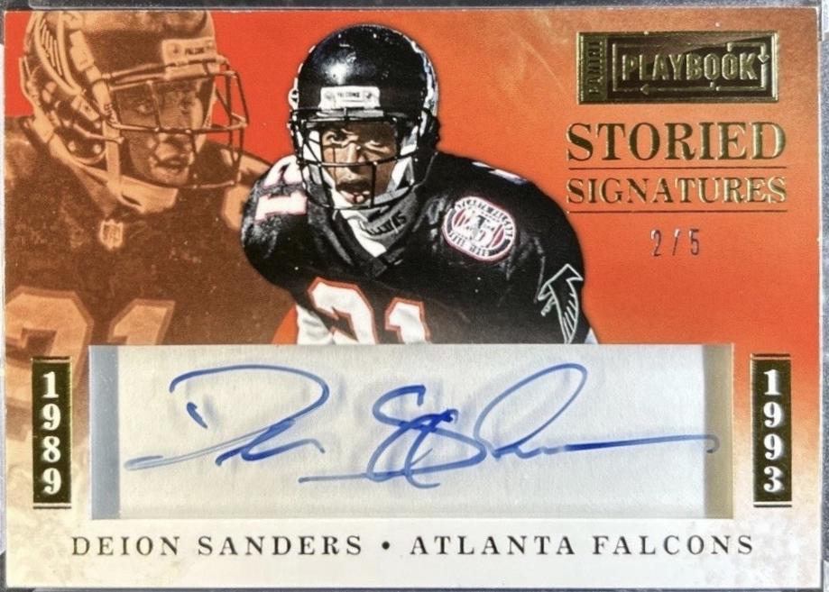 Deion Sanders [Gold] #SS-DS