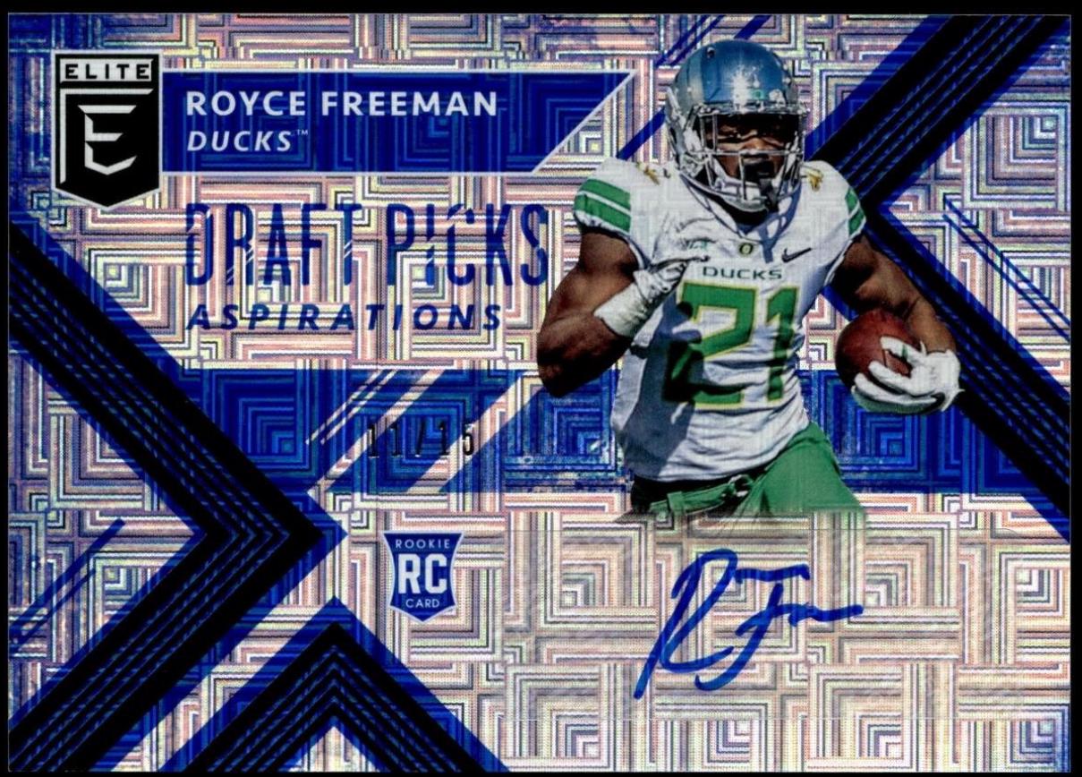 Royce Freeman [Autograph Aspirations Blue] #126
