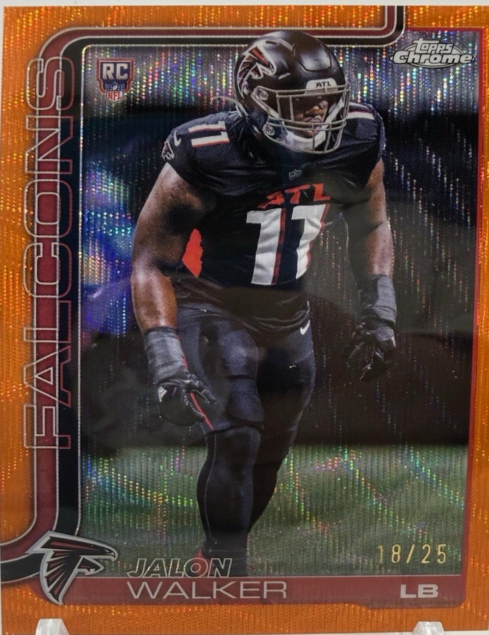 Jalon Walker [Orange Lava Refractor] #354