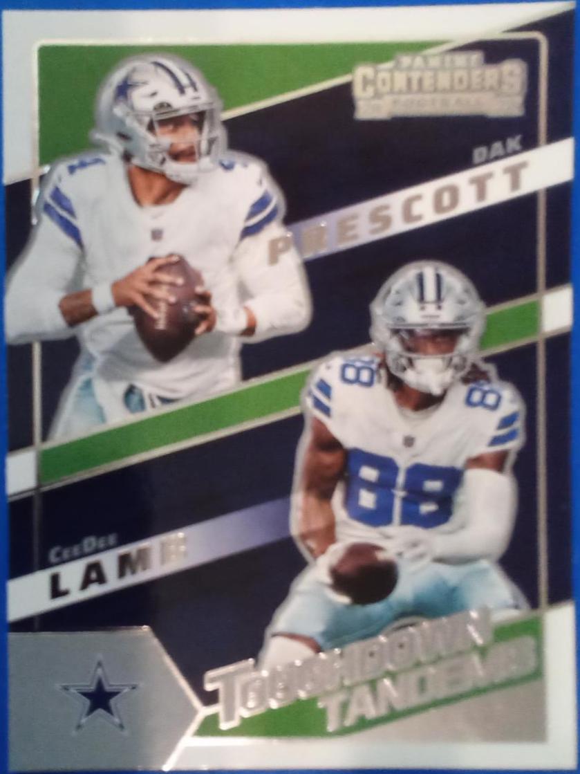 CeeDee Lamb, Dak Prescott [Platinum] #TDT-DAL