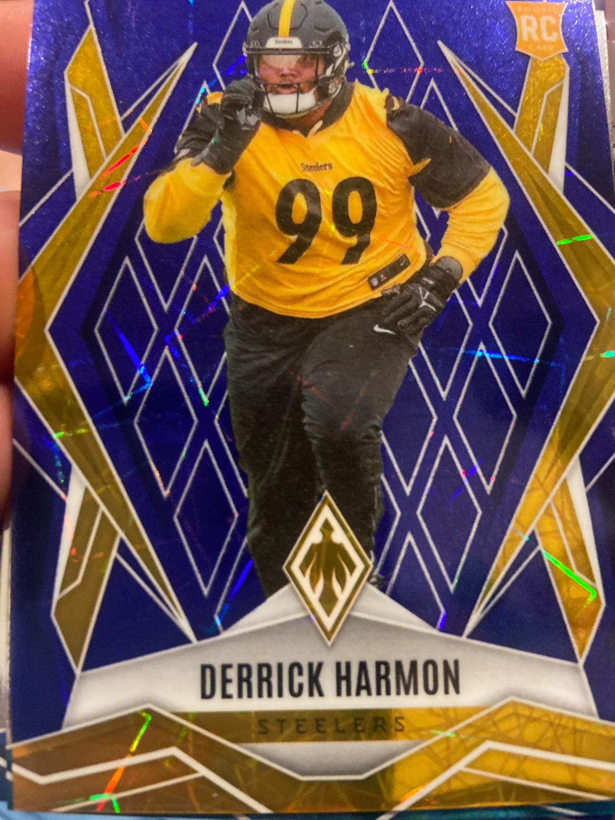 Derrick Harmon [Blue Lazer] #241