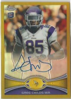 Greg Childs [Autograph Gold Refractor] #41
