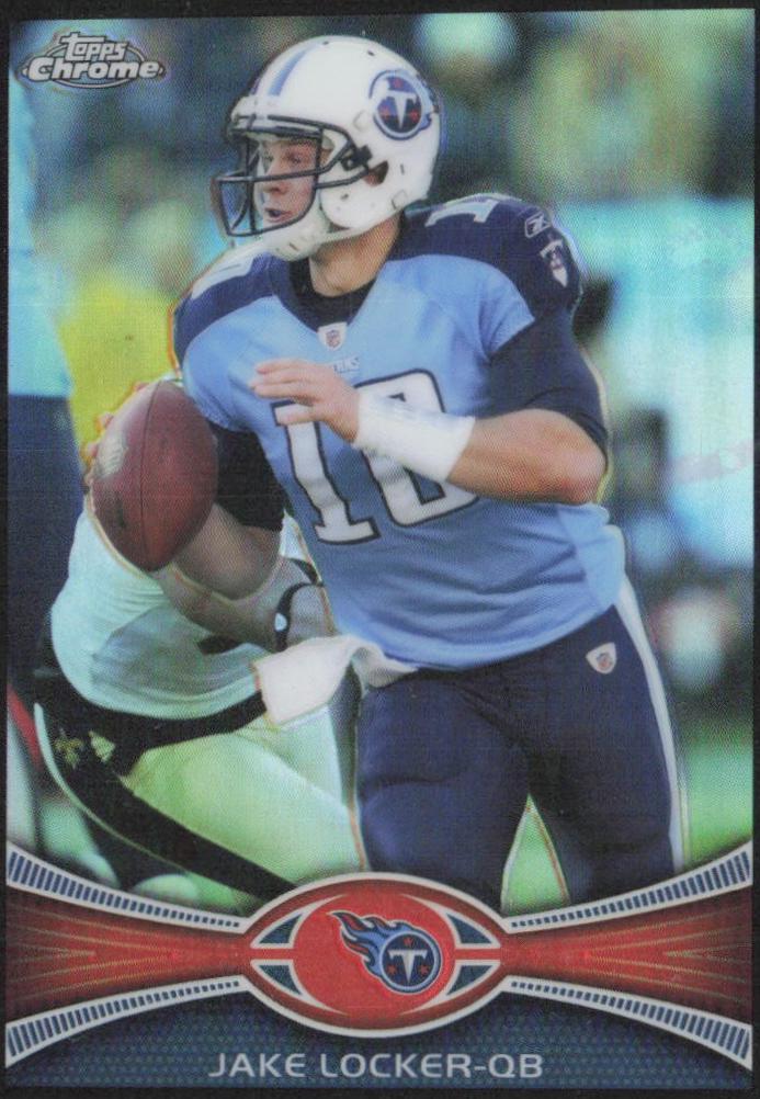 Jake Locker [Black Refractor] #135