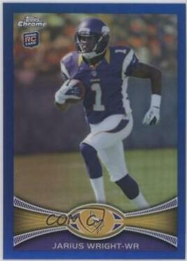 Jarius Wright [Blue Refractor] #203