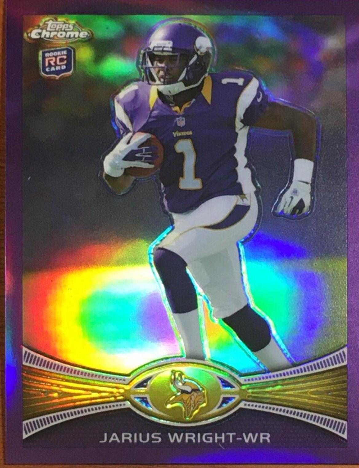 Jarius Wright [Purple Refractor] #203