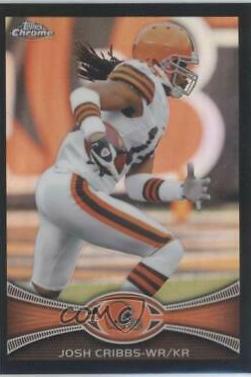 Josh Cribbs [Black Refractor] #66