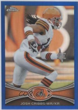 Josh Cribbs [Blue Refractor] #66