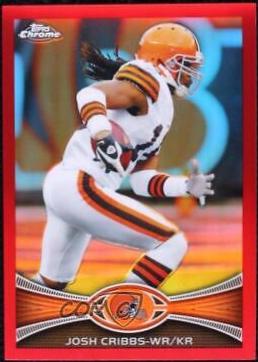 Josh Cribbs [Red Refractor] #66