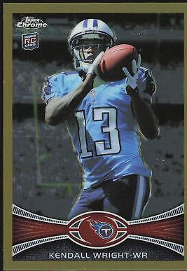 Kendall Wright [Ball in Hands Gold Refractor] #212