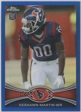 Keshawn Martin [Blue Refractor] #16