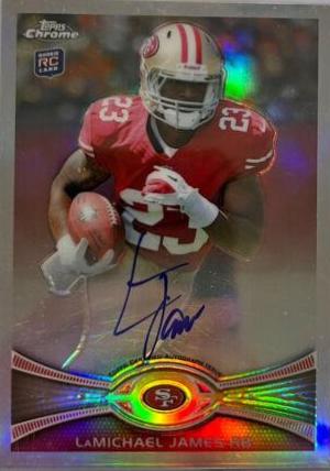 LaMichael James [Stands in Background Autograph Refractor] #191