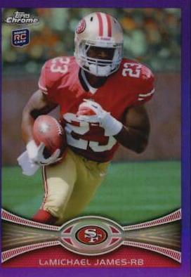 LaMichael James [Stands in Background Purple Refractor] #191
