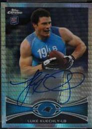Luke Kuechly [Autograph Prism Refractor] #45