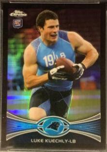 Luke Kuechly [Black Refractor] #45