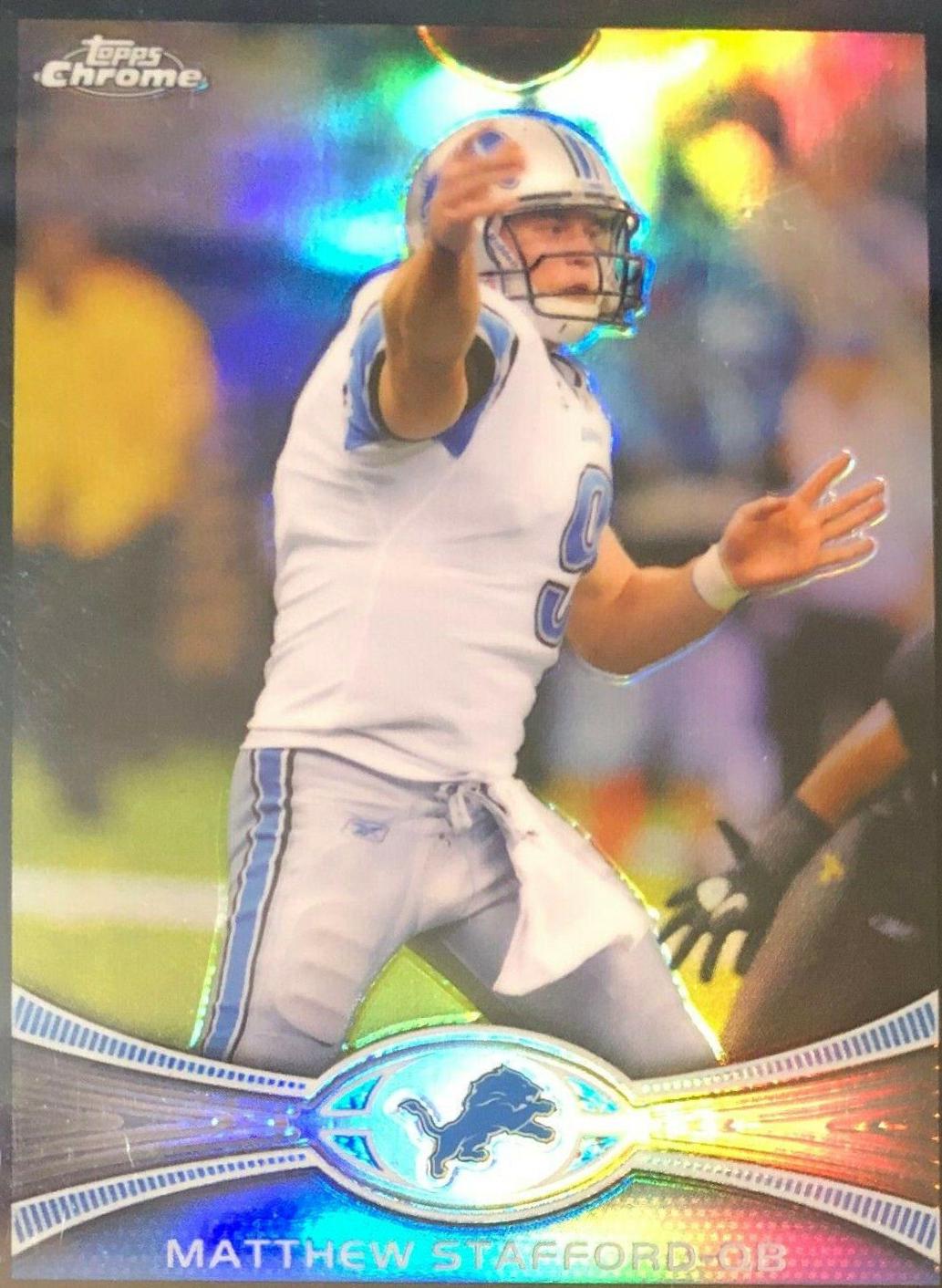 Matthew Stafford [Black Refractor] #126