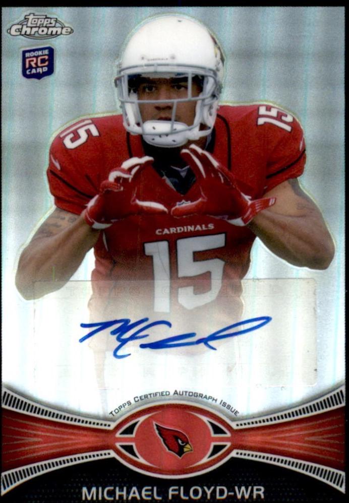 Michael Floyd [Hands Together Autograph Black Refractor] #166