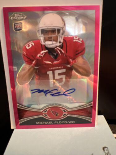 Michael Floyd [Hands Together Autograph Pink Refractor] #166
