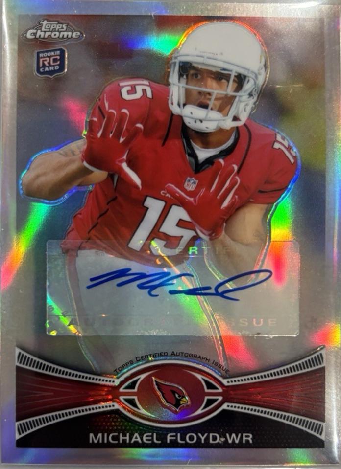 Michael Floyd [Hands Together Autograph Refractor] #166