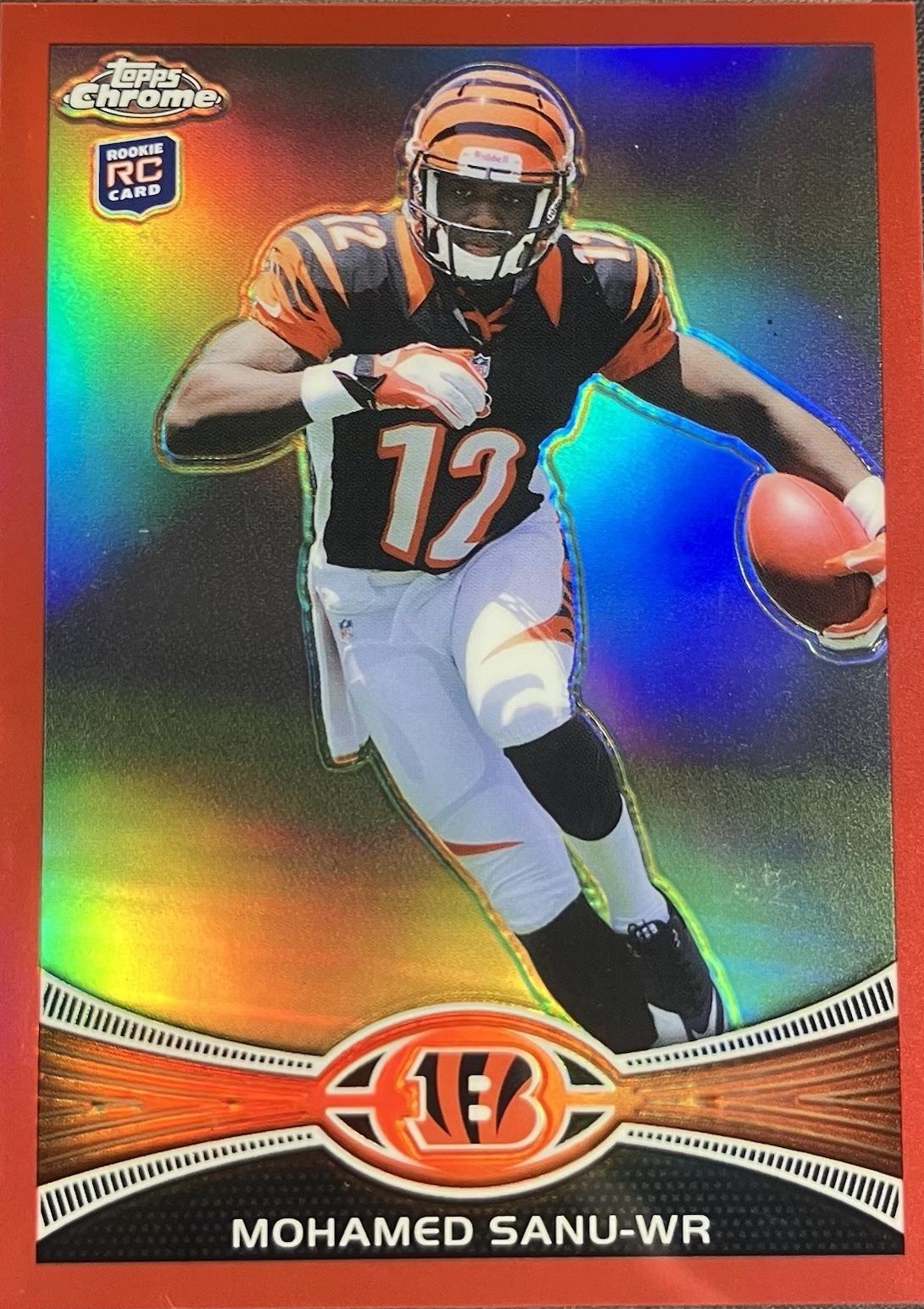 Mohamed Sanu [With Helmet Red Refractor] #98