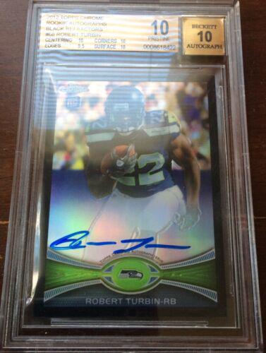 Robert Turbin [Autograph Black Refractor] #68