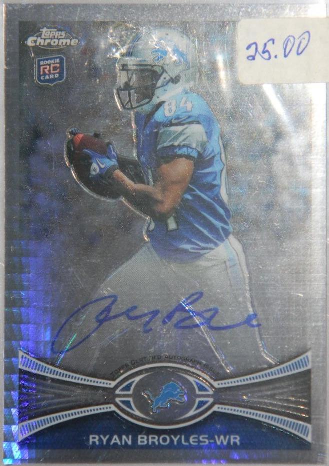 Ryan Broyles [Running Left Autograph Prism Refractor] #186