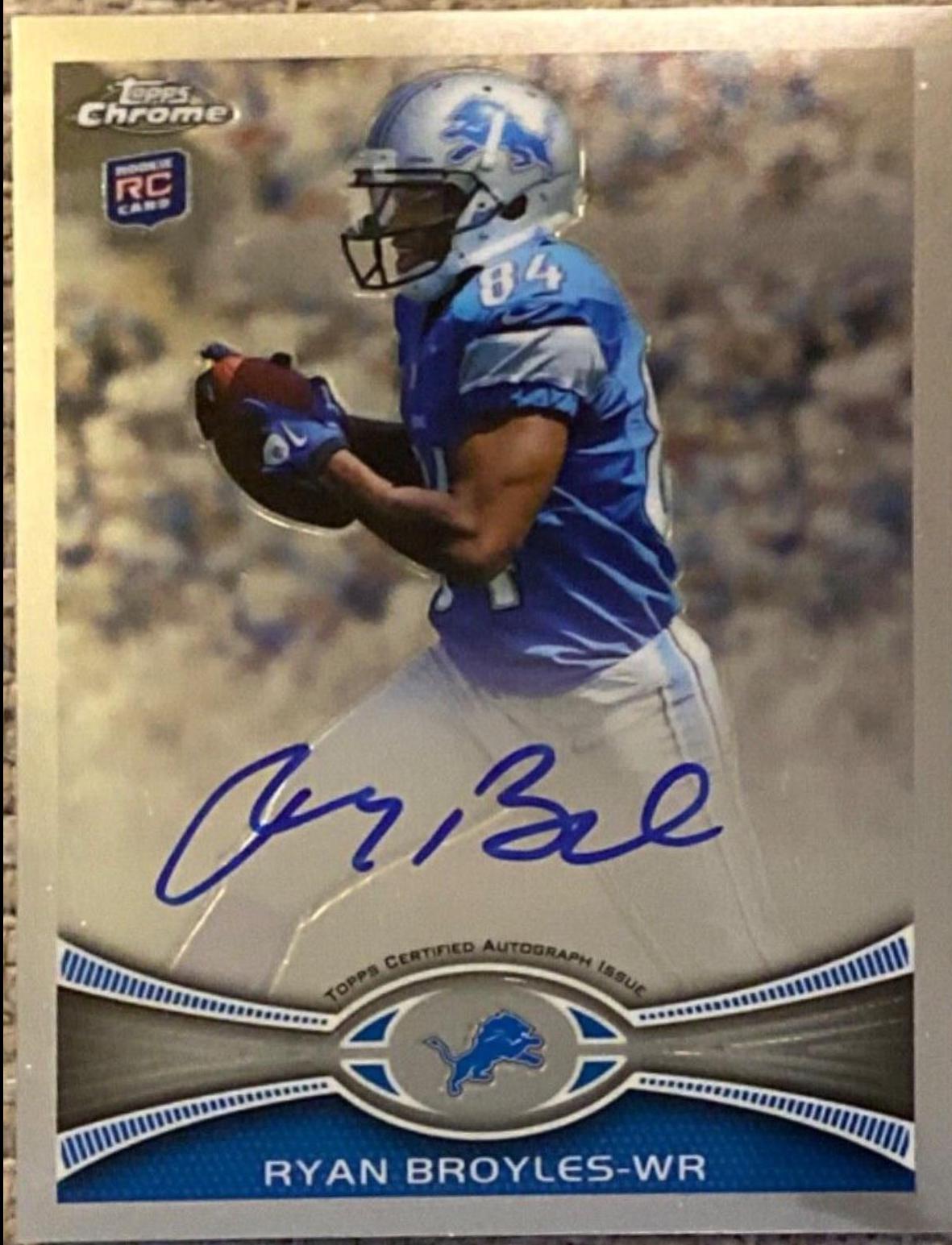 Ryan Broyles [Running Left Autograph] #186