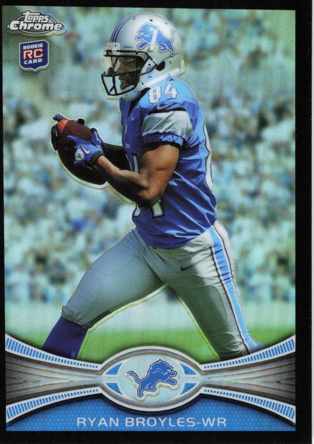 Ryan Broyles [Running Left Black Refractor] #186