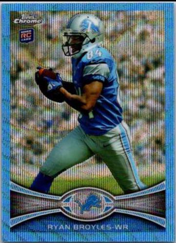 Ryan Broyles [Running Left Blue Refractor] #186