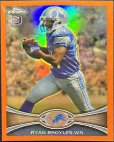 Ryan Broyles [Running Left Orange Refractor] #186