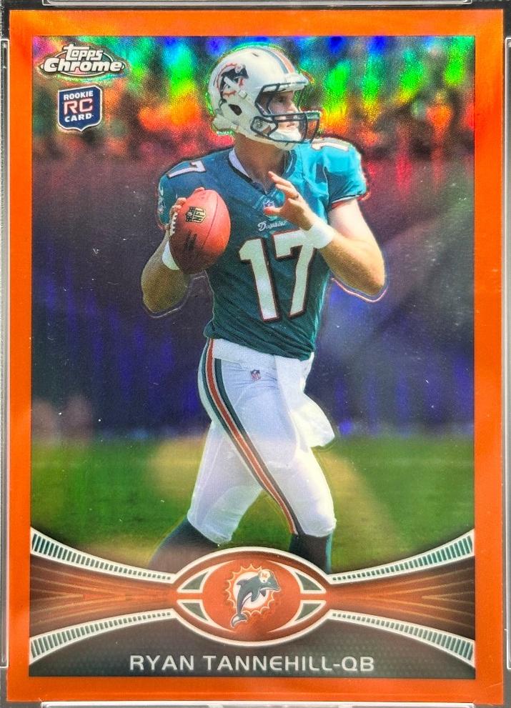 Ryan Tannehill [Ball at Chest Orange Refractor] #109