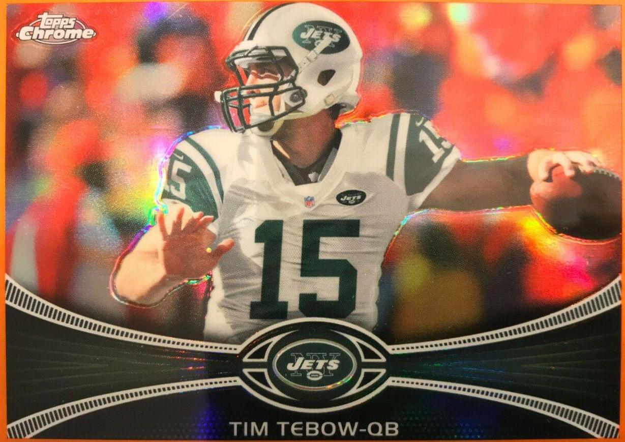 Tim Tebow [Orange Refractor] #180