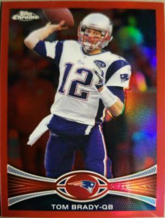 Tom Brady [Red Refractor] #220