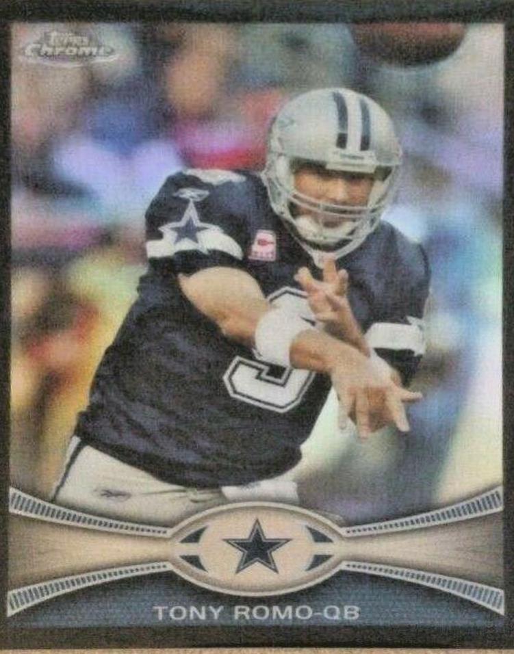 Tony Romo [Black Refractor] #63