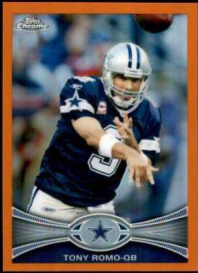 Tony Romo [Orange Refractor] #63