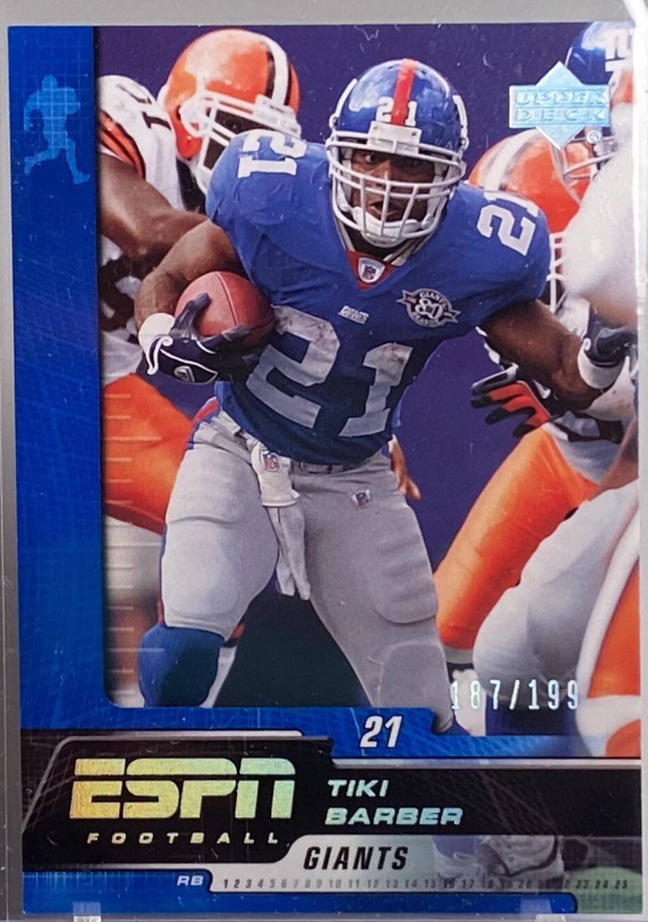 Tiki Barber [Holofoil] #66