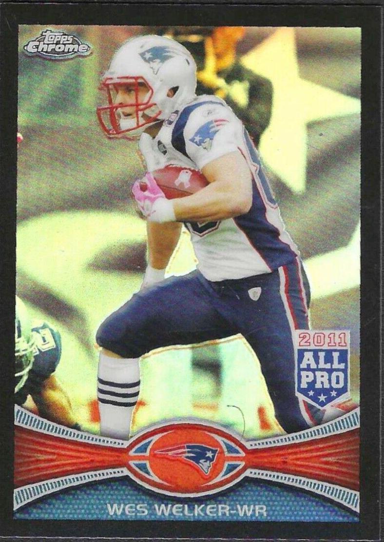 Wes Welker [Black Refractor] #129