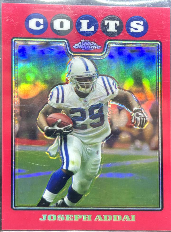 Joseph Addai [Red Refractor] #TC50