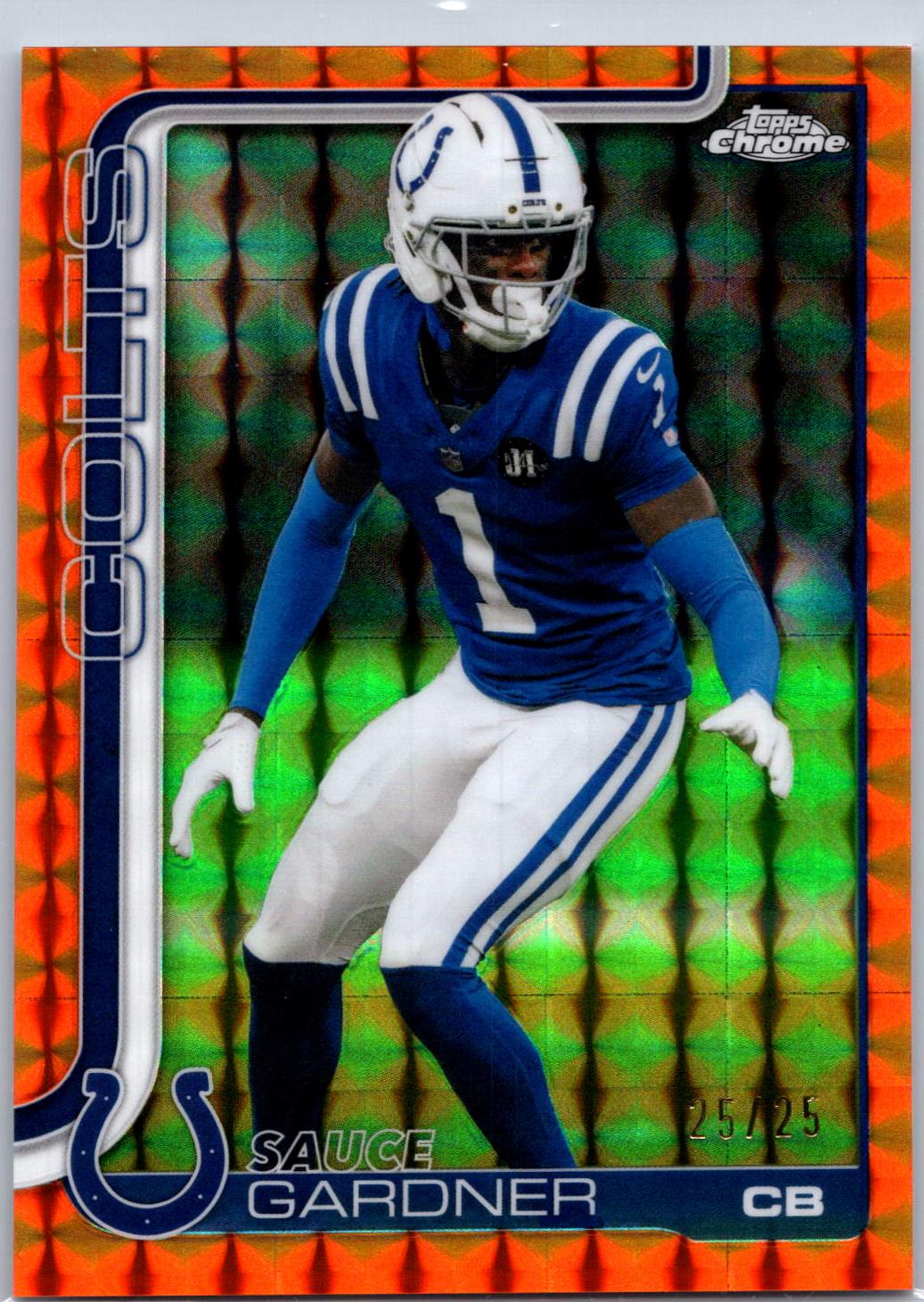 Sauce Gardner [Orange Geometric Refractor] #242