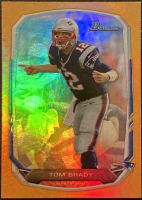 Tom Brady [Rainbow Foil Orange] #50